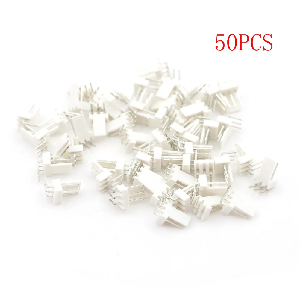 50PCS/lot 3-Pin Connector Crimp Terminal Housing KF2510-3P 2.54mm PCB Header Jumper Cable Connection Kit Wholesale