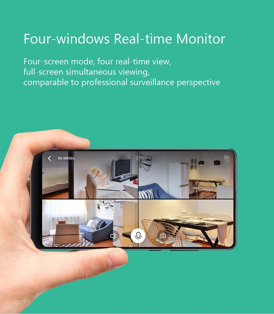 Xiaomi Hualai Xiaofang 1080P Dual Lens Panoramic View Smart WIFI IP Camera Xiaomi Smart Home