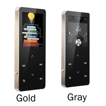 HIFI Lossless music player Bluetooth MP4 Player 8G Touch Key Touch Screen Recorder EBook FM Radio player Metal