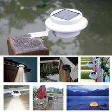 Домашний Солнечный забор огни 3 светодиодный солнечный уличный свет раковина огни Светодиодный садовый светильник