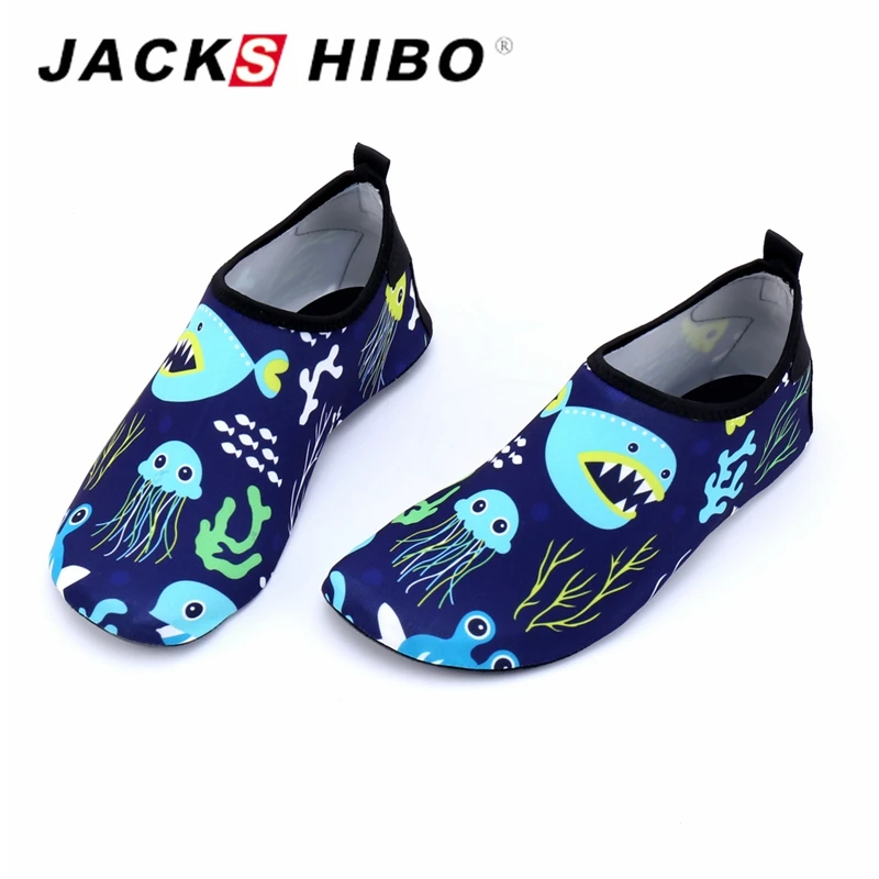JACKSHIBO/Детская водонепроницаемая обувь нескользящая дышащая мягкая пляжная