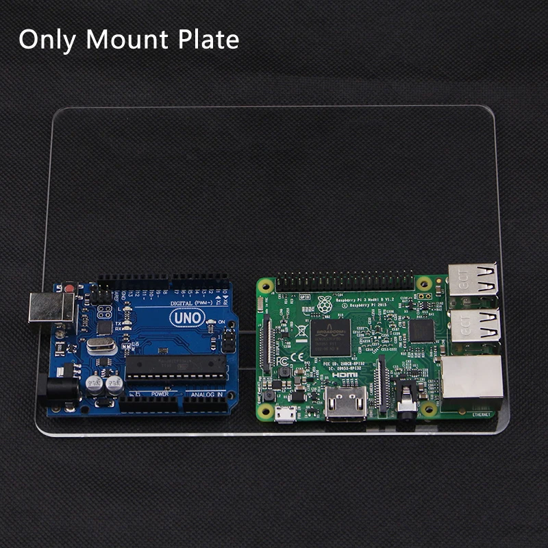 Raspberry Pi 3 акрил Монтажная пластина DIY Прототип платформы для Raspberry Pi 3 Model B+ для UNO R3