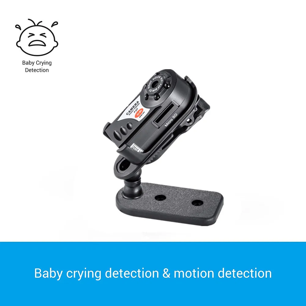 Мини DVR Q7 обнаружения движения Mini Wi Fi видеорегистратор Камера Регистраторы