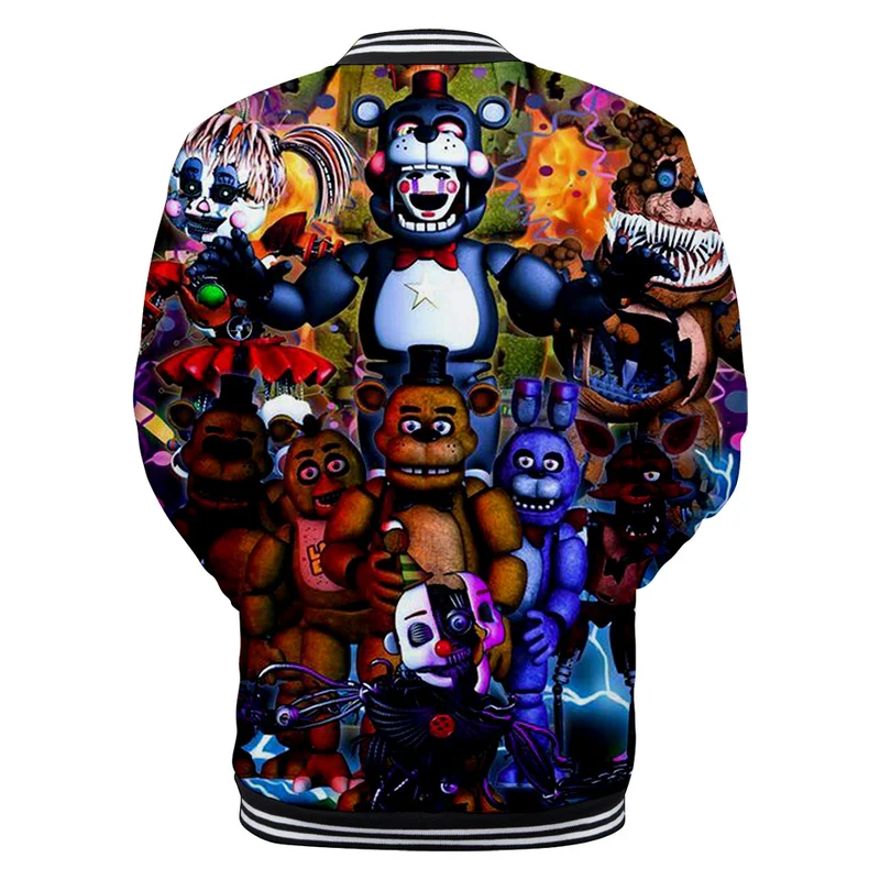 The Anime Autumn Spring Zipper Jacket Unisex Sweatshirt Design Men/women Five Nights At Freddy Printed 3d Jackets The Anime Autumn Spring Zipper Jacket Unisex Sweatshirt Design Men/women Five Nights At Freddy Printed 3d Jackets