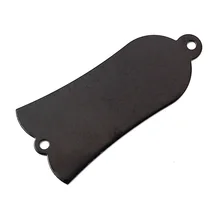 Guitarra Eléctrica Truss Rod cubierta placa de Metal 2 Agujero (vienen con 2 tornillos) para el estilo de Gibson Les Paul LP-Color negro
