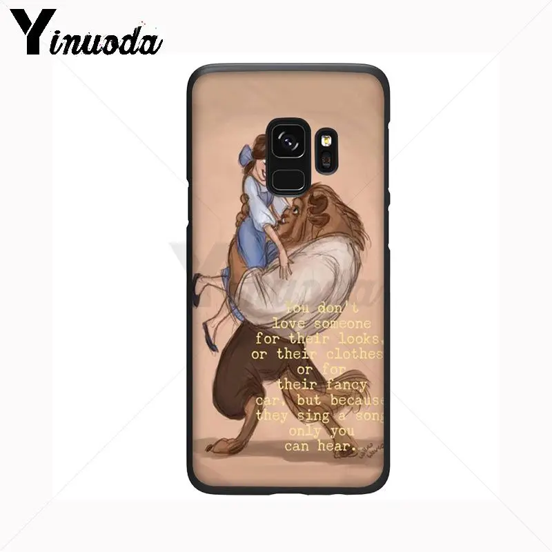 cartoon Beauty Beast Rose Princess Art Print