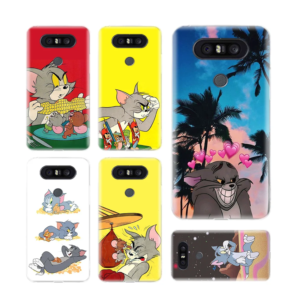 

Toms and Jerrys Cartoon Phone Cases For LG V40 G6 G7 Q6 Q8 Q7 G5 G4 V30 V20 V10 K8 K10 2018 2017 Covers Coque Shell