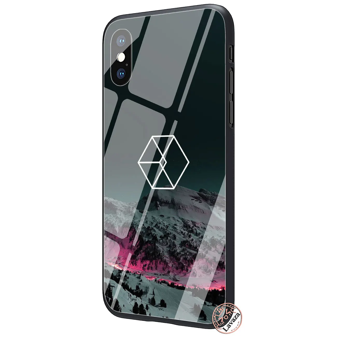 Чехол Lavaza EXO lucky one из закаленного стекла для Apple iPhone XR XS Max X 8 7 6 6S Plus 5 5S SE чехол s - Цвет: TG3