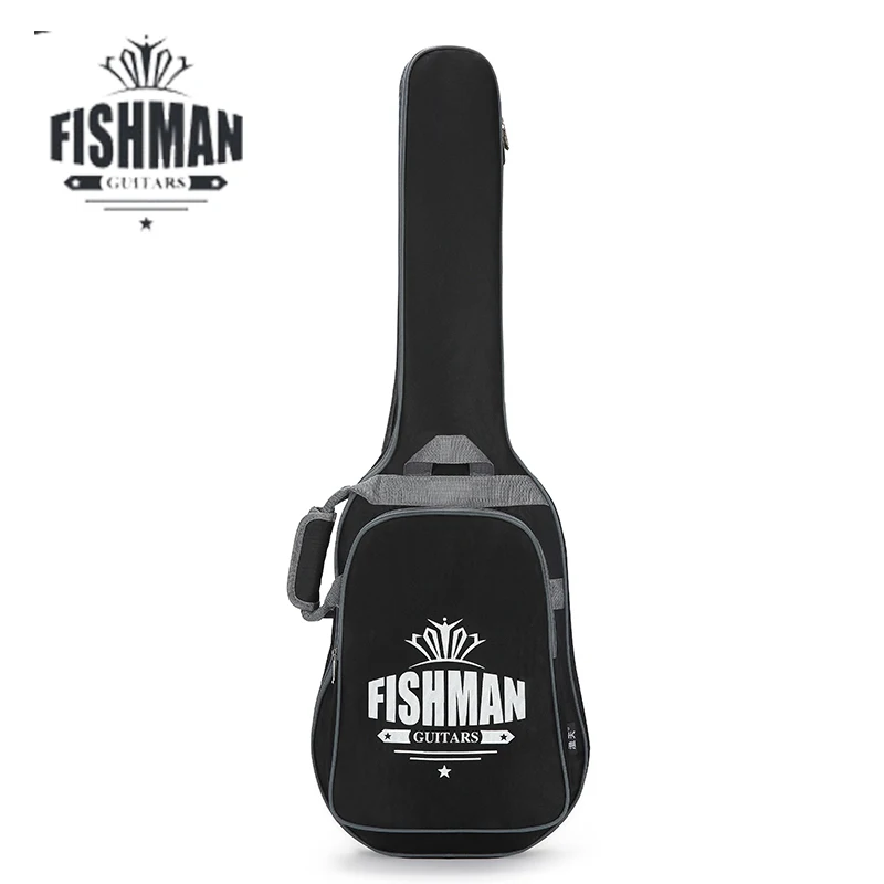 Koop Elektrische Gitaar Bas Folk Tas Waterdicht Dikker 10mm Case Rugzak Bas Accessoires Onderdelen Dragen Gig Oxford Doek Gitaar Tas