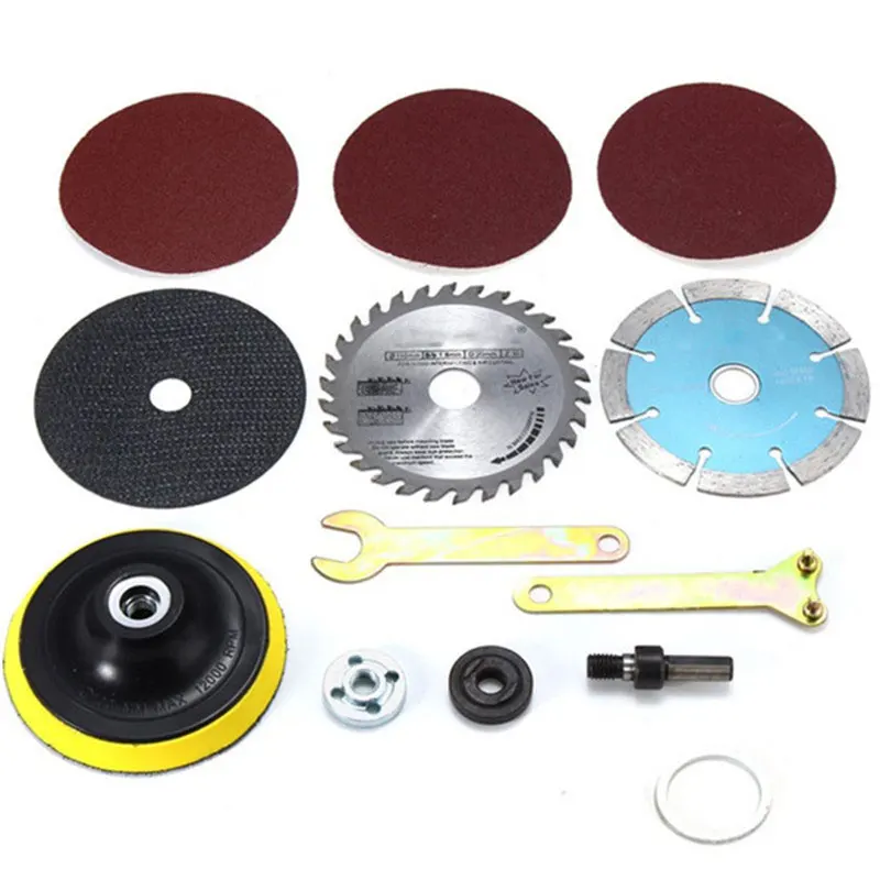 

1 Set 10mm Diameter Cutting Accessories For Variable Angle Grinder & Hand Drills Easy to Install.