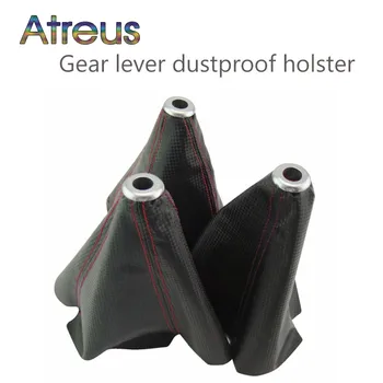 

Atreus 1pc Gear shift knob dust-proof cover For Peugeot 308 206 307 207 407 2008 508 208 Citroen C5 C4 Opel Astra j h g Insignia