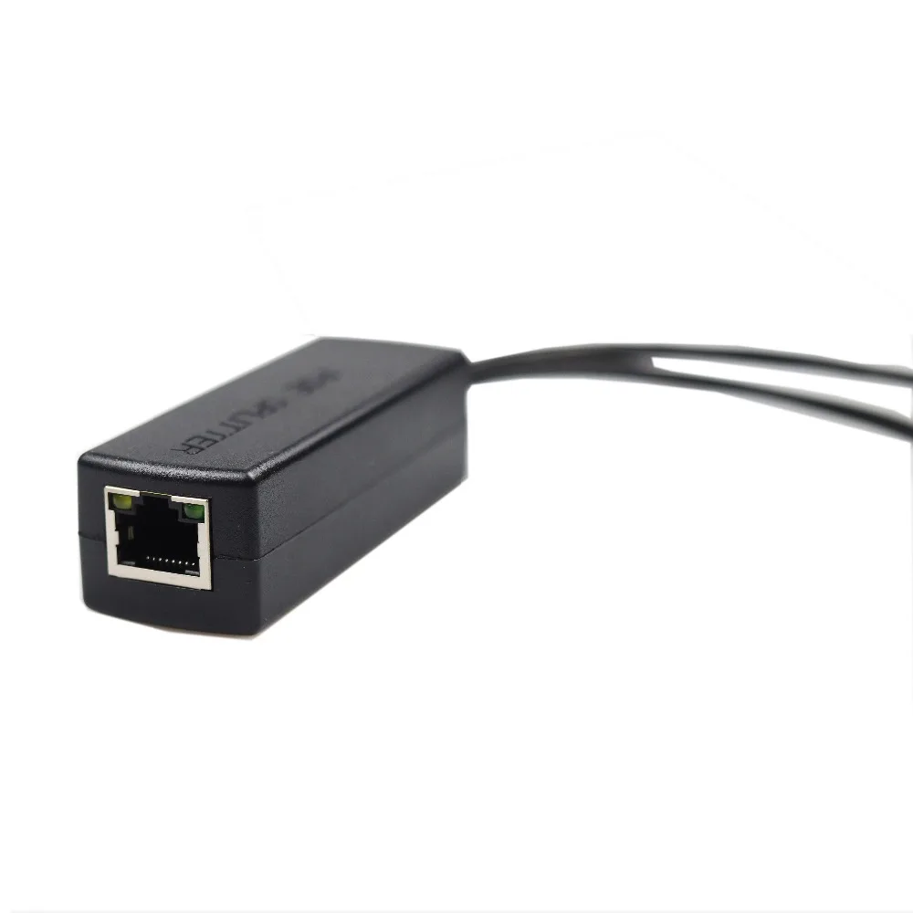 Изолированный 12 V 2A IEEE802.3AF 100 м разделитель PoE сетевой Rj46 разъем Мощность Ethernet Мини ПК, Wi-Fi маршрутизатор Мощность Over Ethernet