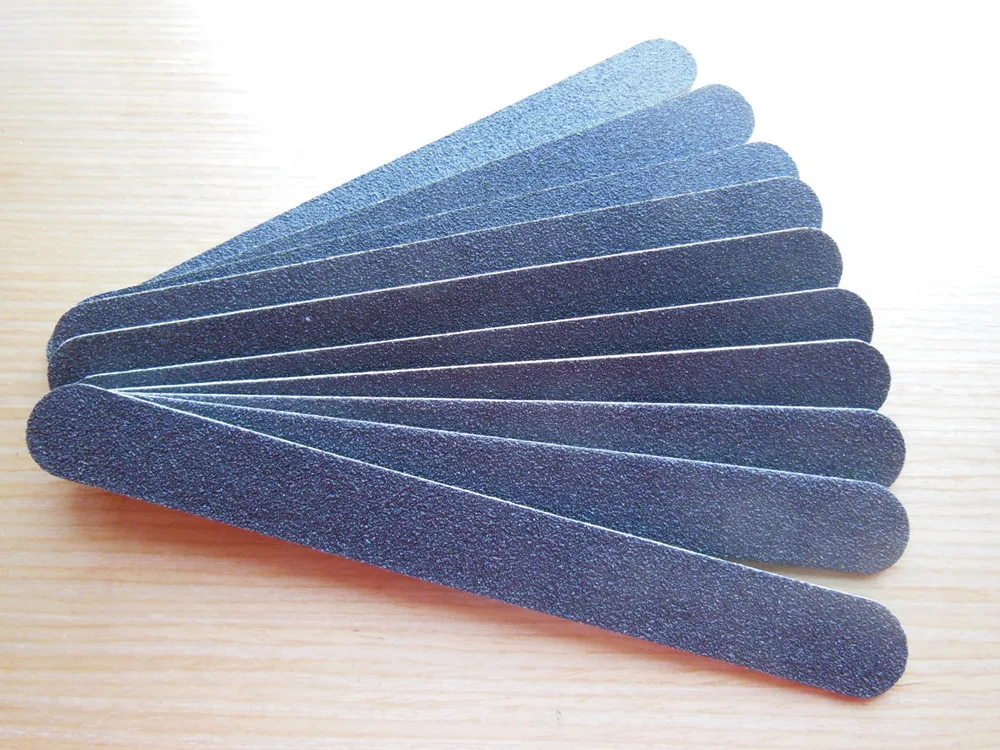 Пилка для ногтей черная деревянная 100 50/200/80/80 шт.|emery board|nail filenail file 80/80 |