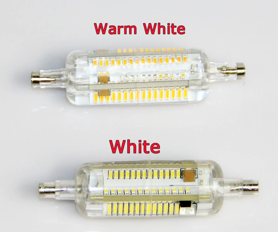 R7S светодиодный светильник 10 Вт 78 мм 15 118 SMD3014 кукурузная лампа из силикагеля