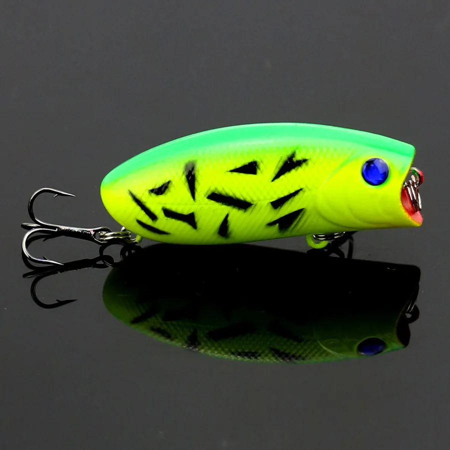 

Popper Fishing Lure 5.5cm 11g strong Hook Pesca Fish Wobbler floating Isca Artificial Hard Bait Lifelike Swimbait tackle