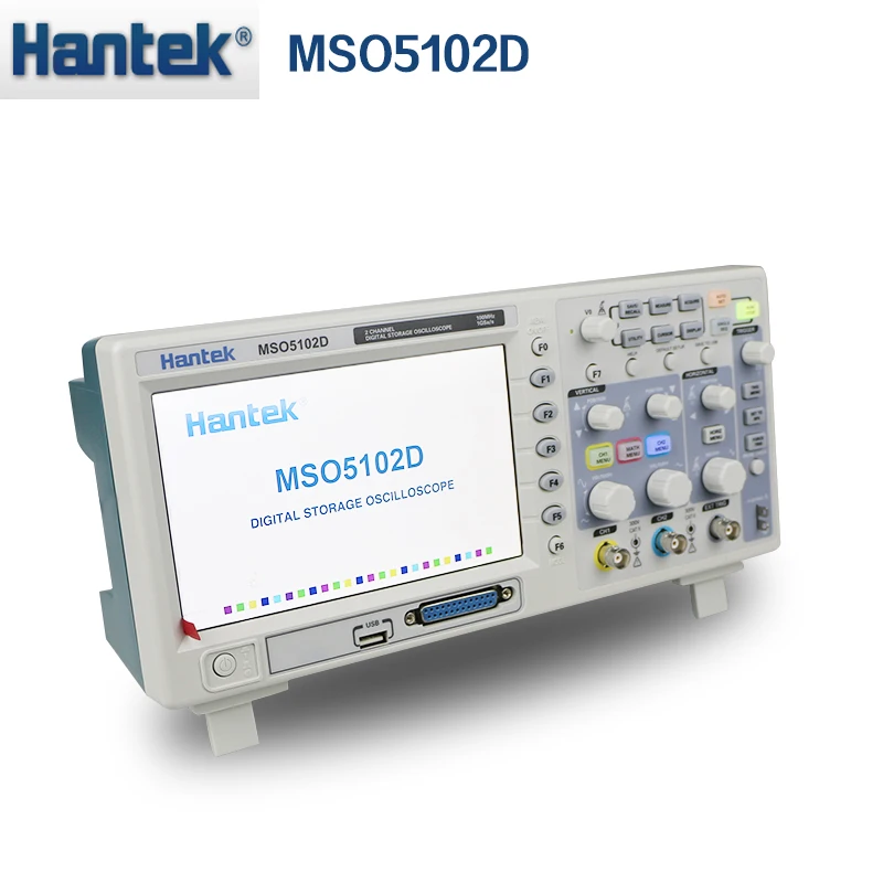 

Hantek MSO5102D 100MHz 2 Ch 1GSa/s Oscilloscope 16Ch Logic Analyzer 2in1