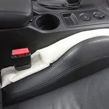 2 шт/лот автомобильное сиденье зазор наполнитель мягкий коврик утечки Слоты щелевая наполнитель креативный заглушка для peugeot 407sw часы 204 5008