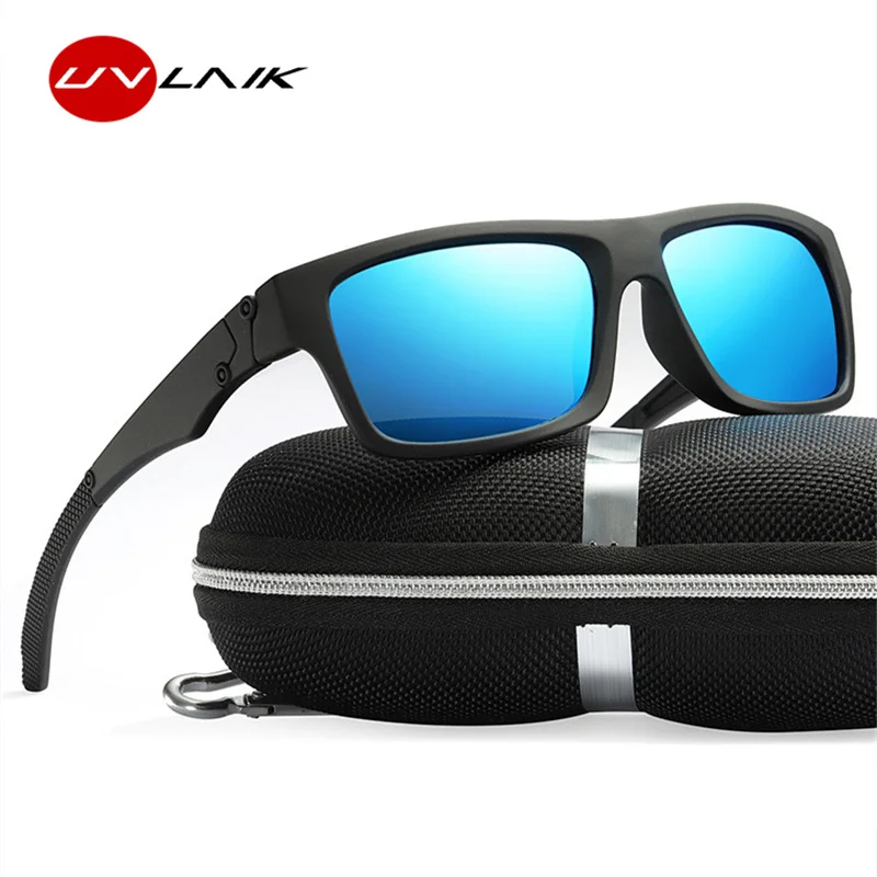 UVLAIK поляризованные солнцезащитные очки с HD линзами, мужские солнцезащитные очки для вождения, Ретро стиль, роскошные брендовые Дизайнерские мужские винтажные очки UV40