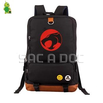 

Anime Thundercats Lion-O Canvas School Bag Women Men Travel Bags for Teenagers Students Large Capacity Laptop Backpack