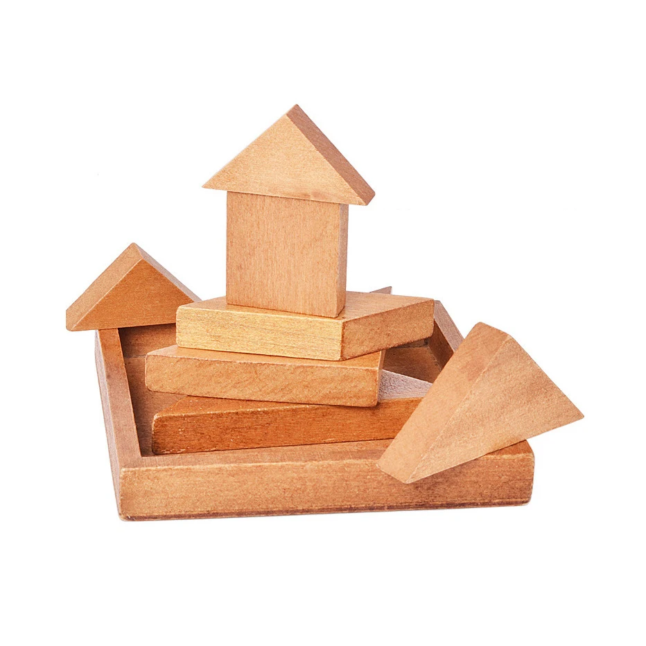 Chanycore Детские Обучающие Развивающие деревянные игрушки головоломка форма