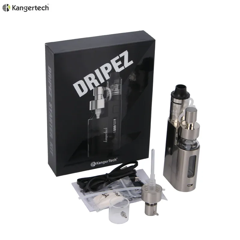 Стартовый набор Kanger Drip EZ 100% оригинал 80 Вт бокс-мод вейп с насосом и Push RBA Ом