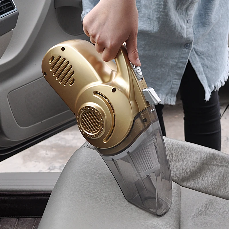 OHANNY автомобильный пылесос для влажной и сухой пыли, автоуход с манометром в шинах и воздушным насосом, функцией освещения и пыли