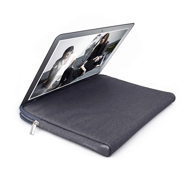 Новый деловой стиль черная темно серая джинсовая сумка для macbook air pro retina 13 11 12