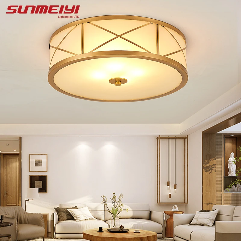 

Vintage Design LED Ceiling Lights Round simple lampara de techo moderna Lighting Fixtures Living Room Bedroom Kitchen