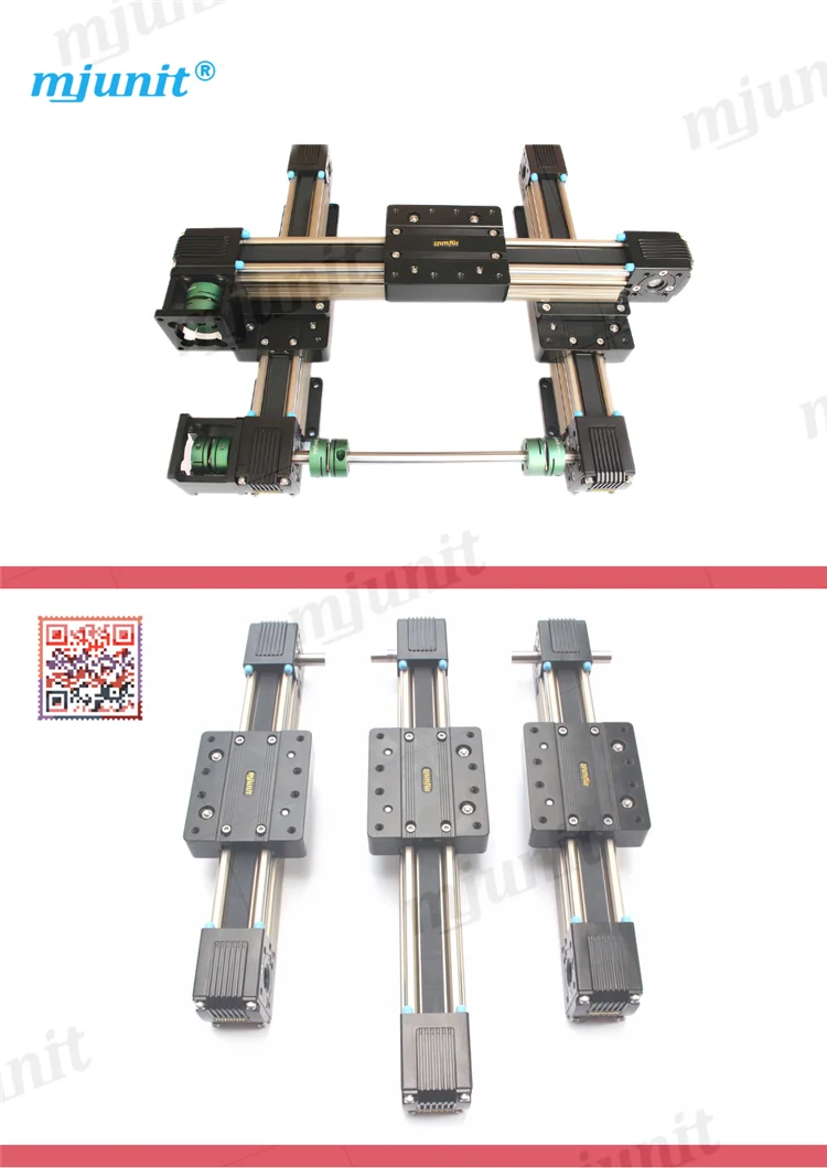 MJ45 настраиваемая длина ременного привода линейной направляющей с высокой точностью