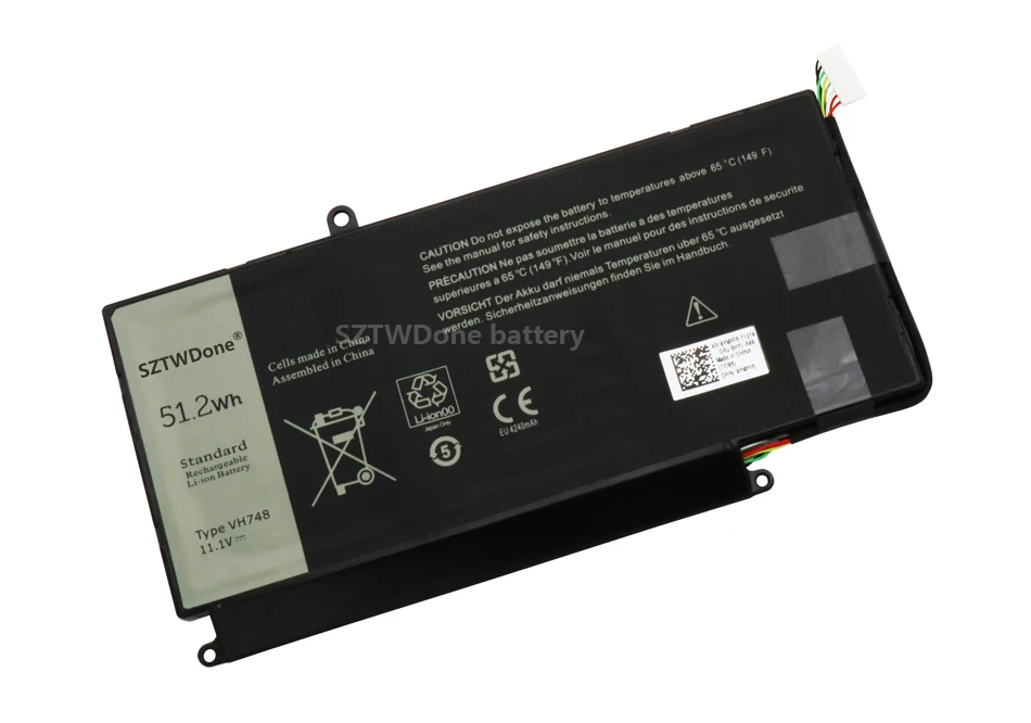 SZTWDone VH748 Аккумулятор для ноутбука DELL Vostro 5460 5470 5560 14 5480 для Inspiron 14 5439 V5460D-1308 V5460D-1318 5470D-1328