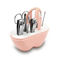 KESMALL 9 в 1 Многофункциональный набор инструментов для маникюра отодвигатель кутикулы клипер ножницы пинцет портативный ногтей инструменты XN227M