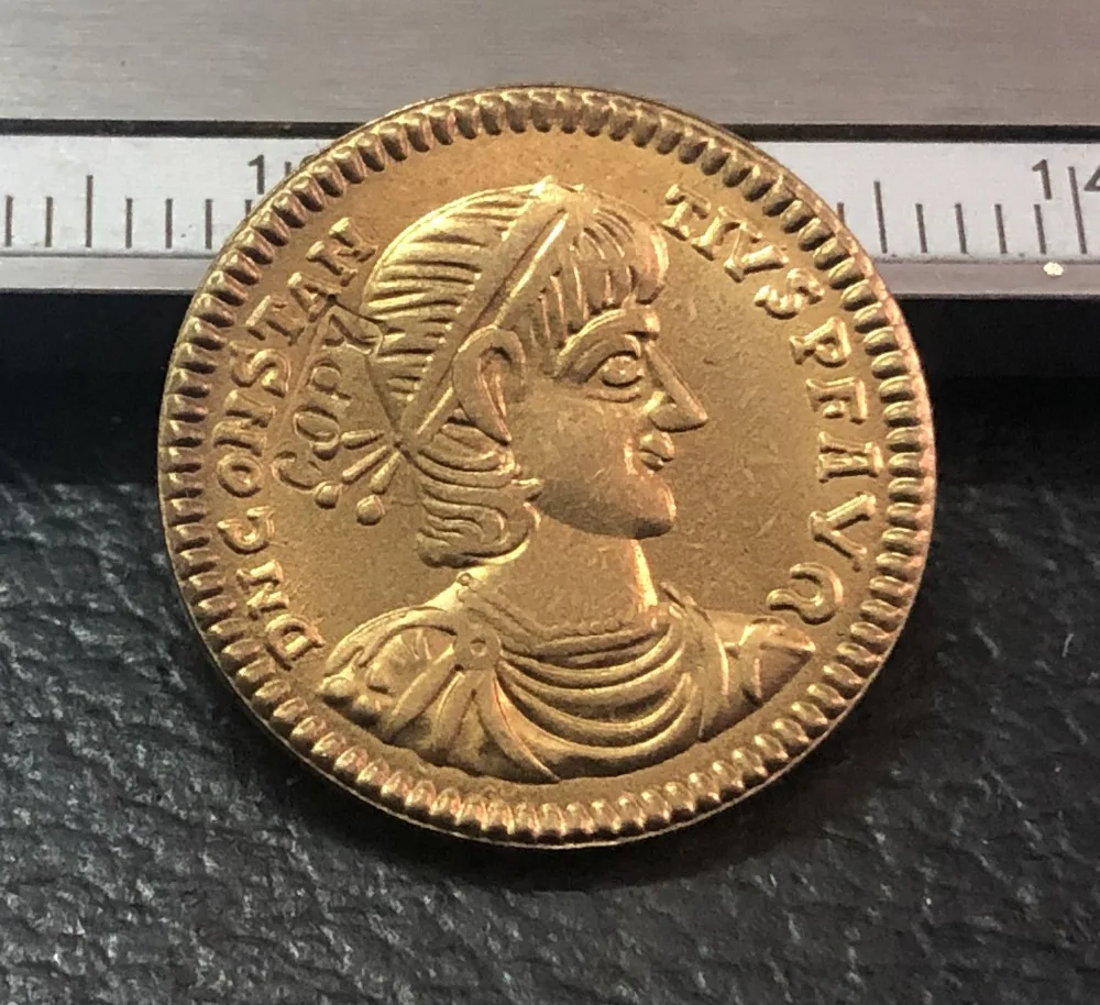 

352-361 1 Solidus-In the name of Constantius II Copy Coin