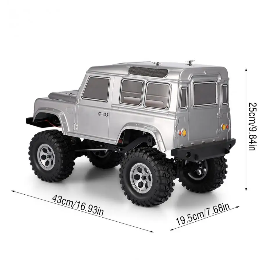 RGT EX86100 136100 1/10 RC Гусеничный автомобиль 370 Матовый мотор светодиодный светильник водонепроницаемый компонент Электрический 4WD RC внедорожный Гусеничный