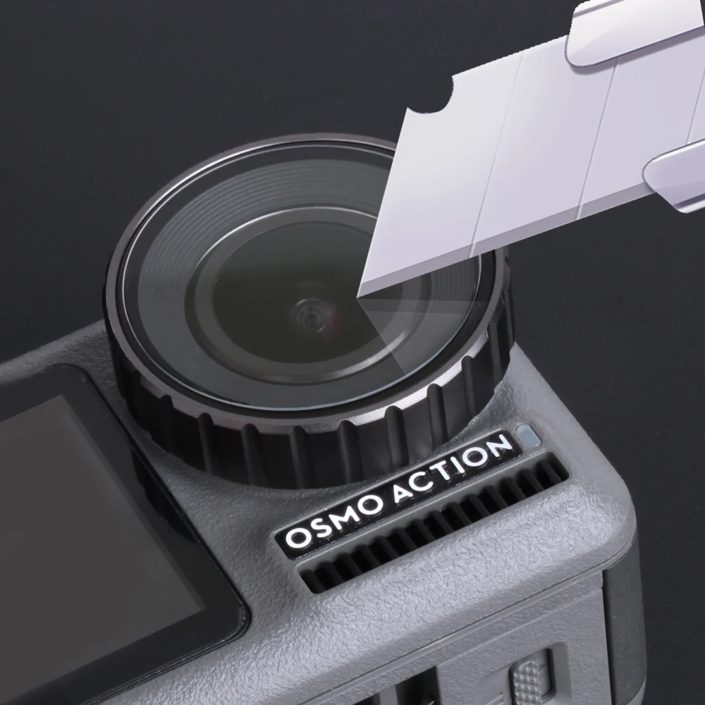 1/2 комплектов DJI OSMO Экшн-камера Закаленное стекло Защитная пленка+ пленка для экрана комбо для DJI Osmo аксессуары для экшн-камеры
