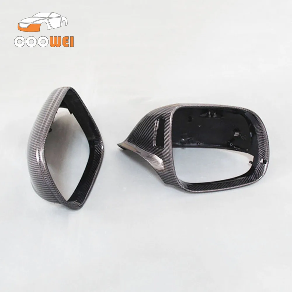 2PCS Replacement style carbon fiber side mirror Mirror Housings for