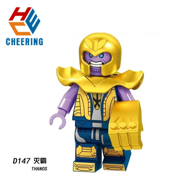 

Single Sale Super Heroes Building Blocks Bricks Action The Avengers 4 The Endgame Thanos Model Figures For Children Toys D147