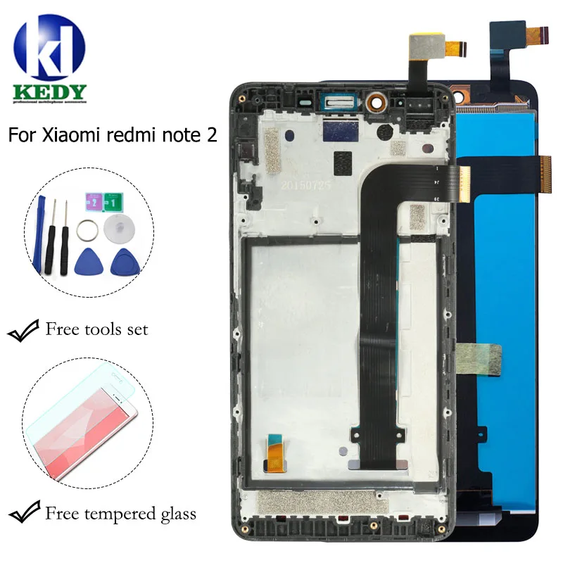 5.5" ORIGINAL Replacement Parts For Xiaomi redmi note 2 LCD Display