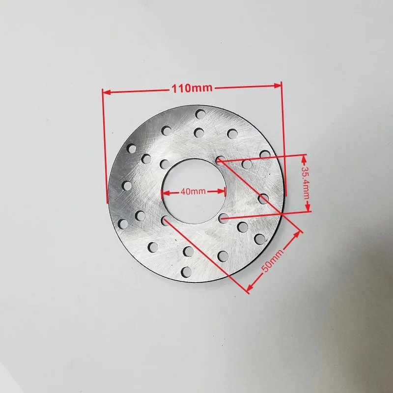 110 мм ротор дисковых передних тормозов с 4 отверстиями, высокое качество, ротор тормозного диска для мотоцикла, подходит для квадроцикла, грязи, мотоцикла, запчасти