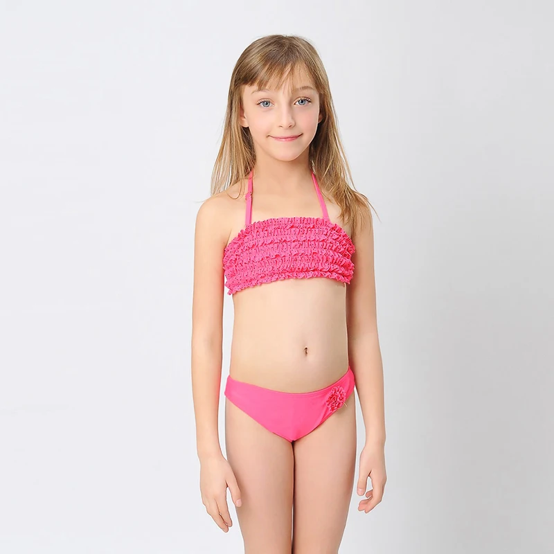 layered bathing suit top