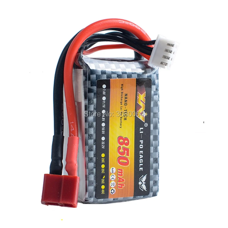 

Hing Quality RC Drone Battery 11.1V 850mAh 35C 3S 11.1Volt RC KT board LiPo Li-Poly Battery for Helicopters Quadcopter RC drone