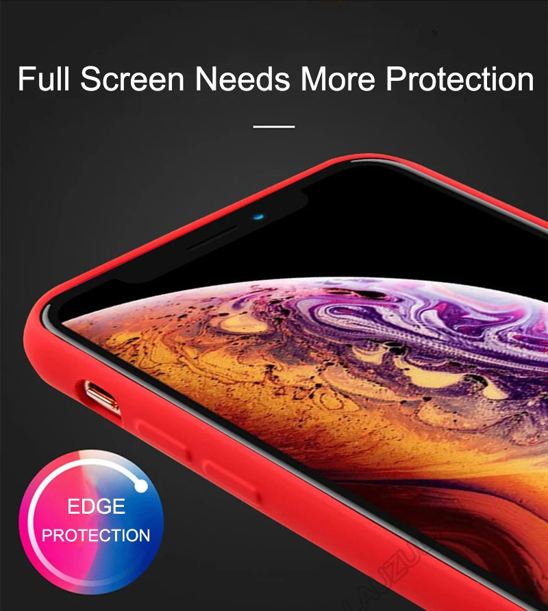 Официальный силиконовый чехол для iPhone X XS Max XR 6 6S 7 8 чехол для телефона s для iPhone 6Plus 6splus 7Plus 8Plus чехол