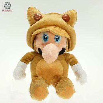 

BOLAFYNIA Children Plush Stuffed Toy Baby Kids Toy for Christmas Birthday gift Civet cartoon cat super mario doll