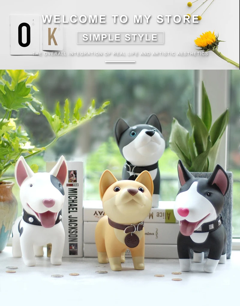  bank money safe box piggy bank ceramic savings unicorn money box banknotes coin capsule dog bank panda puppy bank tin bank skull bank book bank electronic piggy bank atm money cash safe (1)