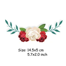 10 шт., термонаклейки с цветами, утюгом, одежда для детей, сделай сам, аппликация на футболку в полоску, а-уровень, моющиеся наклейки на заказ, новинка