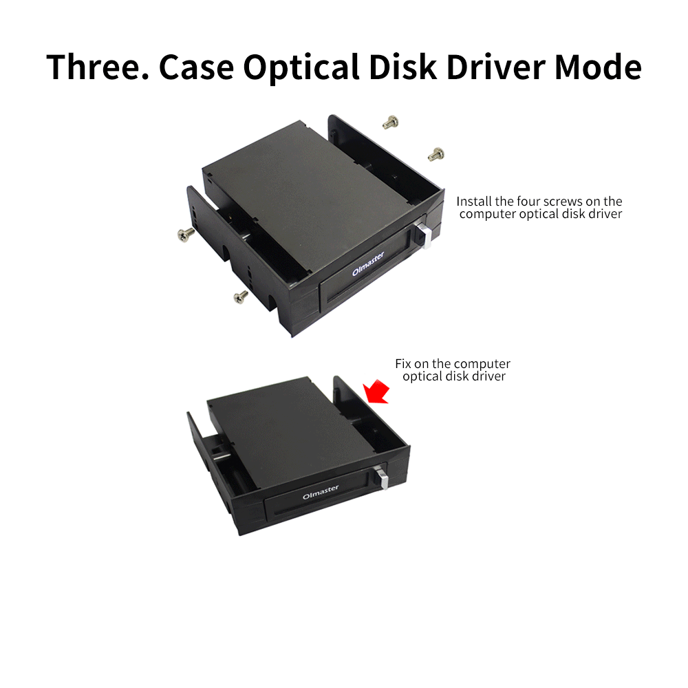 OImaster многофункциональный драйвер оптического диска HDD чехол 2,5 дюймов SATA HDD с металлическим корпусом