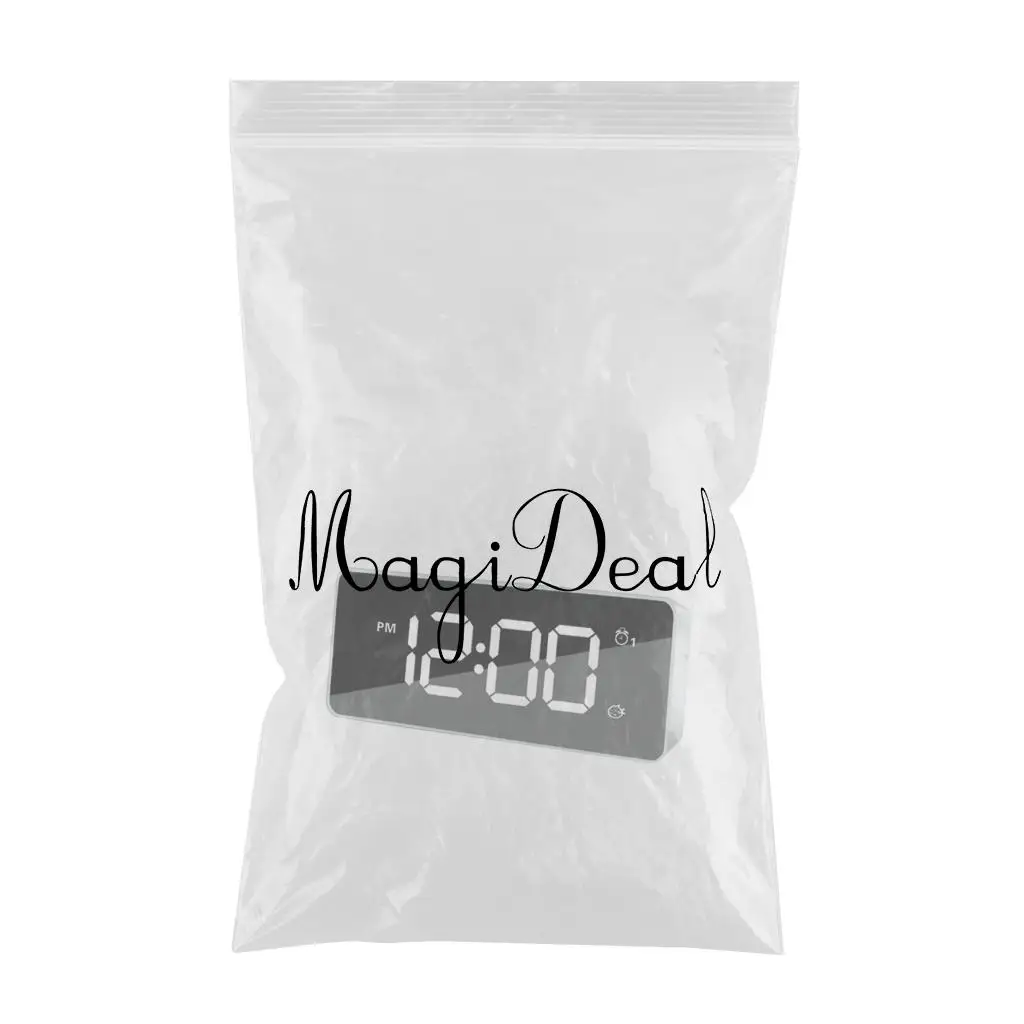 Kids Students Bedside Snooze Alarm Clock Backlight Projector Clock Smart Wake Up Clock Dual Alarming AA Battery