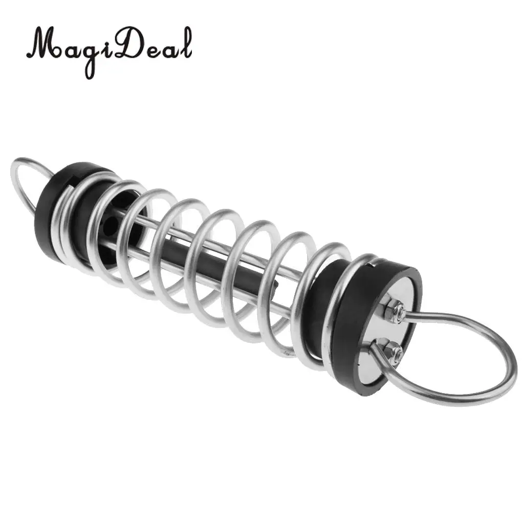 MagiDeal 304 Stainless Steel Boat Anchor Dock Line Mooring Spring 6x300mm for Inflatable Fishing Kayak Caneo Boat Accessories