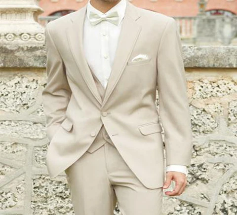 Costume mariage homme beige Clearance