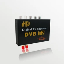 DVB-T2 с двойным тюнером антенны цифровой ТВ приемник MPEG-4 для автомобиля мониторы gps DVD