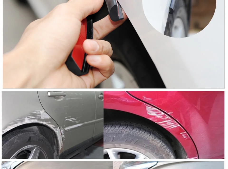 Car-Fender-Flares-Arch-Wheel-Eyebrow-Protector-Rubber-Bumber-18mm-29mm-Black-DIY-Moulding-3-Meter-Car-Styling_05